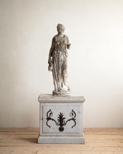 19th century Late Gustavian Pedestal Cabinet - 4729880