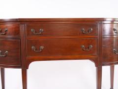 19th century Mahogany Wood Bow Front Buffet Server - 3534809