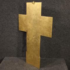 19th century gilded bronze crucifix signed Barbedienne - 3927249