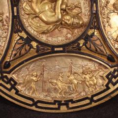 19th century gilded wooden shield signed F Barbedienne Paris - 4339218