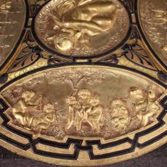 19th century gilded wooden shield signed F Barbedienne Paris - 4339220