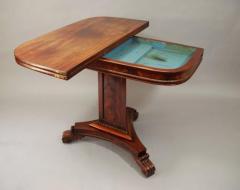 19th century mahogany card table - 4787592