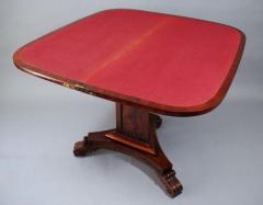 19th century mahogany card table - 4787593