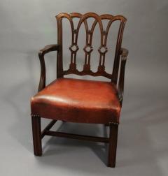 19th century mahogany childs chair - 4780362