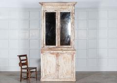 19thC Austrian Painted Mirrored Vitrine Cabinet - 2918211