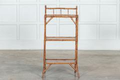 19thC Bamboo Chinoiserie Etagere - 3061825