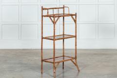 19thC Bamboo Chinoiserie Etagere - 3061831