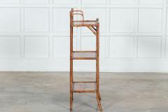 19thC Bamboo Chinoiserie Etagere - 3061835