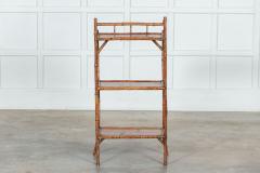 19thC Bamboo Chinoiserie Etagere - 3061839