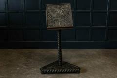 19thC Carved Oak Bible Reading Stand - 1957005