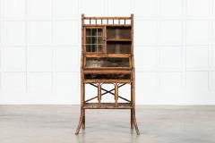 19thC English Bamboo Bureau - 3939855