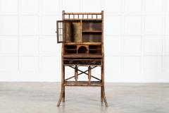 19thC English Bamboo Bureau - 3939856