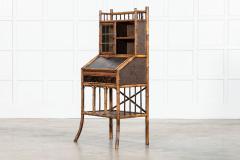 19thC English Bamboo Bureau - 3939857