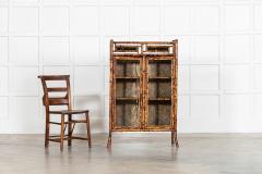 19thC English Bamboo Glazed Cabinet - 4270587
