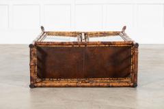 19thC English Bamboo Glazed Cabinet - 4270588