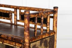 19thC English Bamboo Glazed Cabinet - 4270595