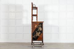 19thC English Bamboo Lacquered Chinoiserie Cabinet - 4220608