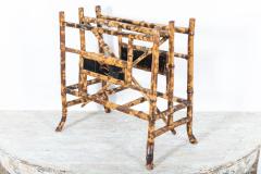 19thC English Bamboo Magazine Newspaper Rack - 2414602