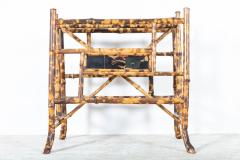 19thC English Bamboo Magazine Newspaper Rack - 2414603