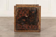 19thC English Bamboo Revolving Bookcase Side Table - 3043665