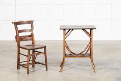19thC English Bamboo Two Tier Side Table - 4092013