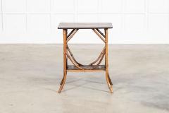 19thC English Bamboo Two Tier Side Table - 4092018