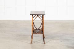 19thC English Bamboo Two Tier Side Table - 4092023