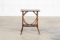 19thC English Bamboo Two Tier Side Table - 4092024