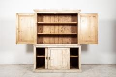 19thC English Bleached Pine Housekeepers Cupboard - 2536227