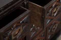 19thC English Carved Oak Apothecary Drawers - 4123849