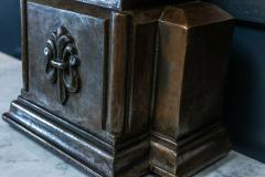 19thC English Cast Iron Rainwater Hopper Table Lamps - 1958361