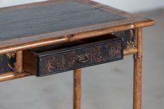 19thC English Chinoiserie Bamboo Writing Table - 2831695