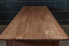 19thC English Country House Pine Farmhouse Prep Table - 2013641