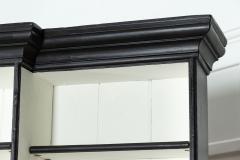 19thC English Ebonised Breakfront Bookcase - 3553865