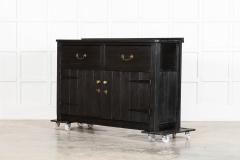19thC English Ebonised Country Pine Dresser Base - 4092206