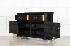 19thC English Ebonised Country Pine Dresser Base - 4092210