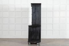 19thC English Ebonised Pine Housekeepers Cupboard - 4257223