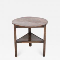 19thC English Elm Tiered Cricket Table - 2194383