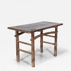 19thC English Elm Vernacular Work Table - 2899049