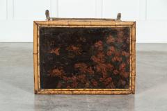 19thC English Glazed Bamboo Cabinet - 3139082