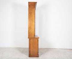 19thC English Glazed Oak Bookcase Cabinet - 2627191