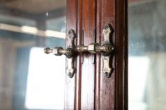 19thC English Glazed Shop Fitters Mahogany Display Cabinet - 2466390