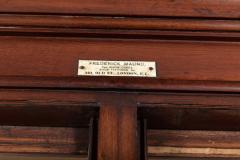 19thC English Glazed Shop Fitters Mahogany Display Cabinet - 2466397