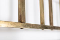 19thC English Half Tester Double Brass Bed Frame - 2393696