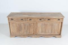 19thC English Large Country House Bleached Pine Dresser Base - 2047807