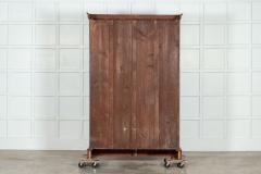 19thC English Mahogany Arched Glazed Bookcase - 3061816
