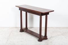 19thC English Mahogany Console Hall Table - 2507166