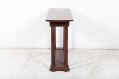 19thC English Mahogany Console Hall Table - 2507181