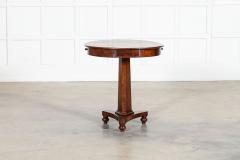 19thC English Mahogany Drum Table - 4153029