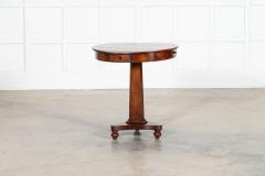 19thC English Mahogany Drum Table - 4153038